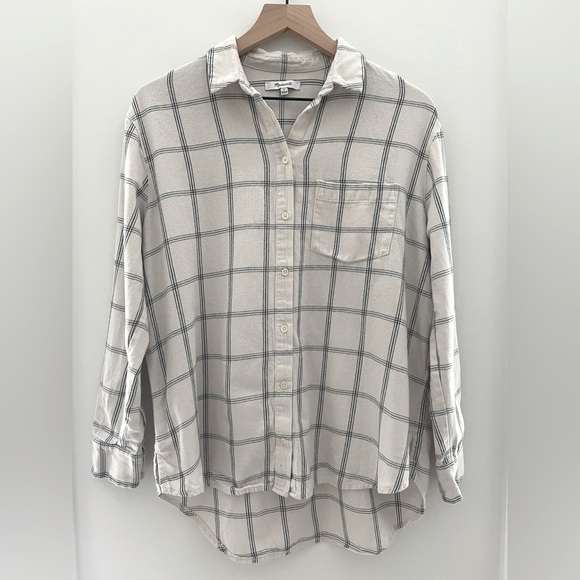Madewell Tops - Madewell Checkered Flannel Shirt